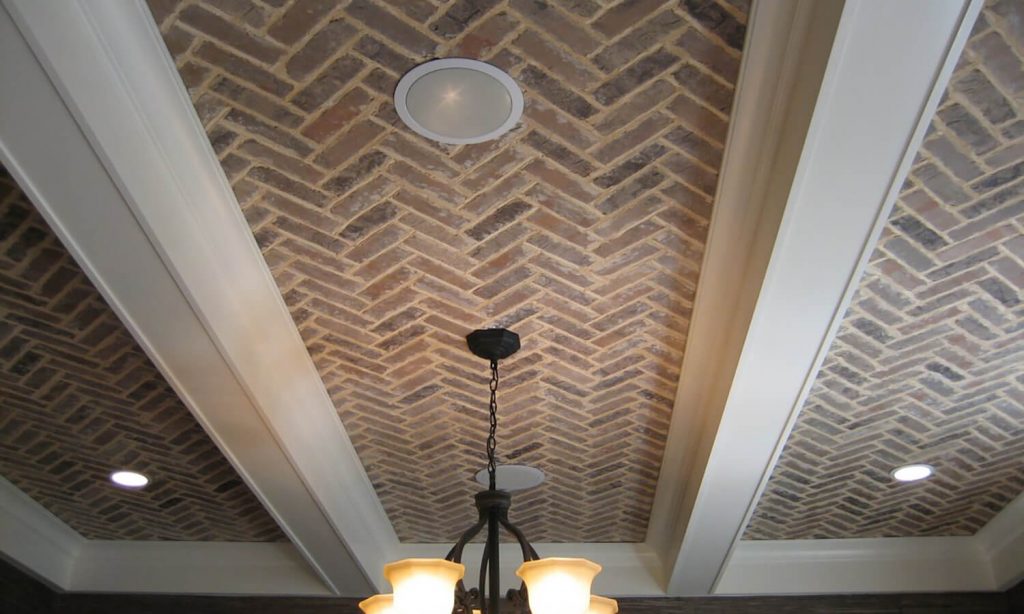 Ironworks Brick on ceiling Ironworks Brick on ceiling