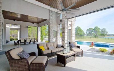 Stone Veneer Pool Accents
